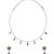finely oval shape brass kundan antique gold plated choker necklace set for women
