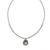 exotic flower design brass antique gold plated choker necklace set for women