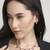 finely circle shape brass kundan antique gold plated choker necklace set for women