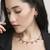 finely circle shape brass kundan antique gold plated choker necklace set for women
