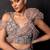 Mauve Mocha Embroidered Satin Lehenga Set