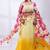 Yellow Ombre Chinon Lehenga Set