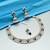 incredible flower design pearl kundan silver plated choker jewellery set for women