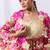 Yellow Ombre Chinon Lehenga Set