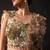 Rose Gold Embroidered Organza Chinon Lehenga Set