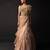 Rose Gold Embroidered Organza Chinon Lehenga Set