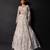 Ivory Embroidered Tulle Net Lehenga Set