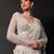 Ivory Embroidered Tulle Net Lehenga Set