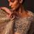 Champagne Gold Embroidered Silk Lehenga Set