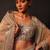 Champagne Gold Embroidered Silk Lehenga Set