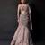 Mocha Brown Embroidered Organza Lehenga Set