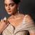 Champagne Gold Ombre Organza Satin Lehenga Set