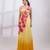 Yellow Ombre Chinon Organza Lehenga Set