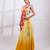 Yellow Ombre Chinon Organza Lehenga Set