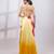 Yellow Ombre Chinon Organza Lehenga Set