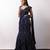 Midnight Blue Embroidered Georgette Lehenga Set