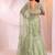 Pista Green Tissue Organza Lehenga Set