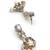 pleasant square and flower design kundan antique gold plated choker jewellery set for women