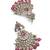 superb flower and chandelier design kundan antique gold plated long haram jewellery set for women