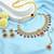modish square and round shape kundan antique gold plated choker jewellery set for women