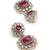 modish square and round shape kundan antique gold plated choker jewellery set for women