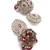 stylish oval shape red beads kundan antique gold plated choker jewellery set for women