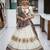 white rayon embroidered lehenga choli