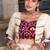 off white rayon embroidered lehenga choli
