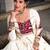 off white rayon embroidered lehenga choli