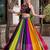multicolor rayon printed lehenga choli