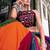 multicolor rayon printed lehenga choli