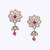 classy flower design gold plated dangle earring for women and girls