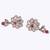 classy flower design gold plated dangle earring for women and girls