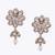 pretty flower design gold plated dangle earring for women and girls