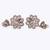 pretty flower design gold plated dangle earring for women and girls