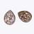 youthful oval shape gold plated drop earring for women and girls