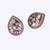 youthful oval shape gold plated drop earring for women and girls