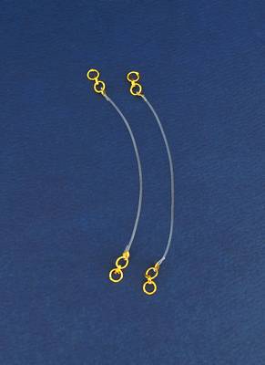 invisible ear lobe support with ear chain (1 pair ear chains ) 1