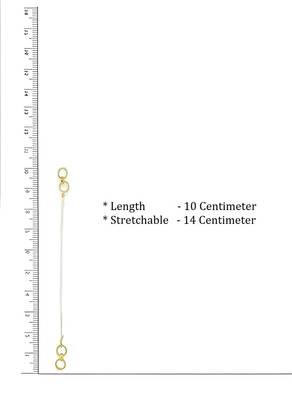 invisible ear lobe support with ear chain (1 pair ear chains ) 4