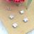 trendy flower desing combo of 3 silver plated stud earring for women and girls