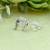 attractive round and fish design combo of 3 silver plated stud earring for women and girls