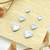 lovely heart shape combo of 3 silver plated stud earring for women and girls