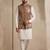 Men embroidered designer kurta trouser and waistcoat set