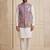 Men embroidered designer kurta trouser and waistcoat set