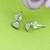 modern square and heart shape combo of 3 silver plated stud earring for women and girls