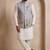 Men embroidered designer kurta trouser and waistcoat set
