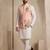 Men embroidered designer kurta trouser and waistcoat set