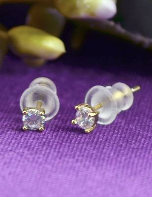 modern duck bird design pearl cz kundan brass gold plated set of 3 combo stud earring for women 4