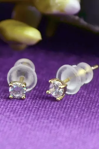 modern duck bird design pearl cz kundan brass gold plated set of 3 combo stud earring for women