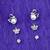 duck bird design pearl cz kundan brass silver plated set of 3 combo stud earring for women and girls